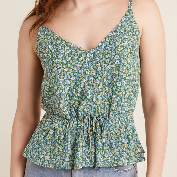 Sienna Sky Crop Tank Top with Elastic Waste Size Small EUC - Picture 1 of 5